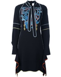 Robe brodée noire Peter Pilotto