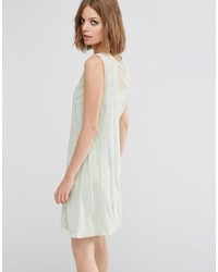 Robe brodée vert menthe Asos