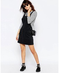 Robe chasuble noire Asos