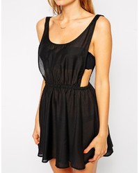 Robe chasuble noire Asos