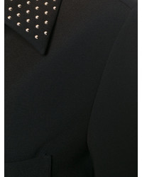 Robe chemise à clous noire Moschino