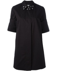 Robe chemise à clous noire MM6 MAISON MARGIELA