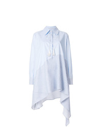 Robe chemise à rayures horizontales bleu clair Ava Adore
