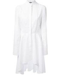 Robe chemise blanche Alexander McQueen