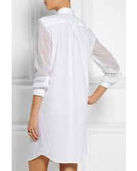 Robe chemise blanche MCQ