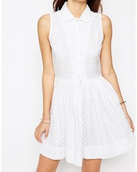 Robe chemise blanche Asos