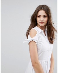 Robe chemise blanche Oasis