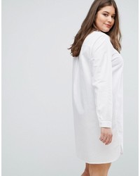 Robe chemise blanche Asos