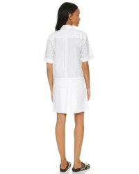 Robe chemise blanche DKNY