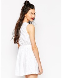 Robe chemise blanche Monki