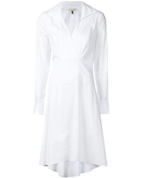Robe chemise blanche Halston