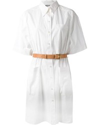 Robe chemise blanche Moschino