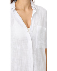 Robe chemise blanche Mikoh