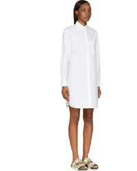 Robe chemise blanche MSGM