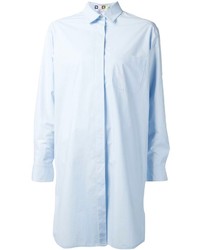Robe chemise bleu clair MSGM