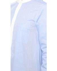 Robe chemise bleu clair BCBGMAXAZRIA