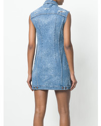 Robe chemise en denim bleue Forte Dei Marmi Couture