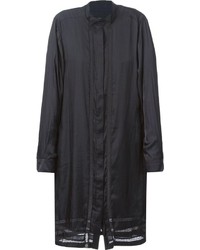 Robe chemise en dentelle noire Diesel