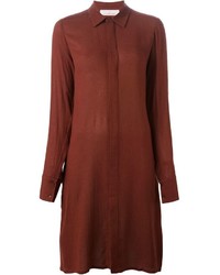Robe chemise marron A.F.Vandevorst