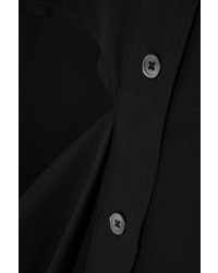 Robe chemise noire MCQ