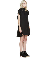 Robe chemise noire Sacai