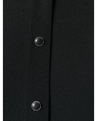 Robe chemise noire Saint Laurent