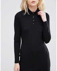 Robe chemise noire Asos