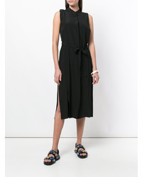 Robe chemise noire Jil Sander Navy