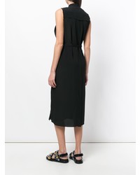 Robe chemise noire Jil Sander Navy