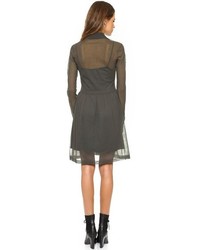 Robe chemise noire Marc by Marc Jacobs