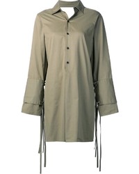 Robe chemise olive Tome