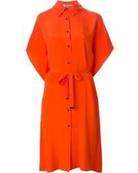 Robe chemise orange Kenzo
