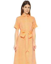 Robe chemise orange Lisa Marie Fernandez
