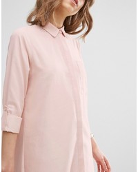 Robe chemise rose Asos