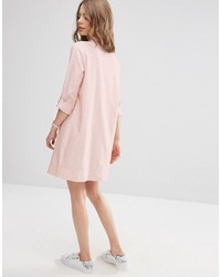 Robe chemise rose Asos