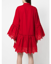 Robe chemise rouge P.A.R.O.S.H.