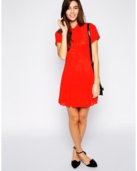 Robe chemise rouge Asos