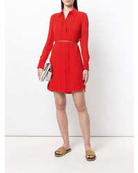 Robe chemise rouge Tory Burch