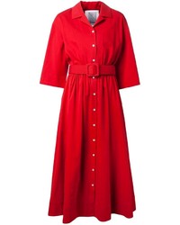Robe chemise rouge Rosie Assoulin