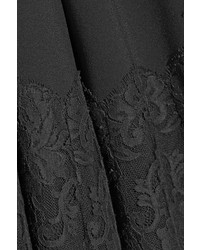 Robe de cocktail en dentelle noire Dolce & Gabbana