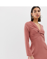 Robe de cocktail rose Missguided