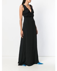 Robe de soirée à étoiles noire N°21