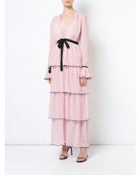 Robe de soirée á pois rose Alice McCall