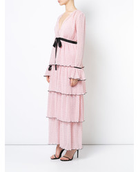 Robe de soirée á pois rose Alice McCall