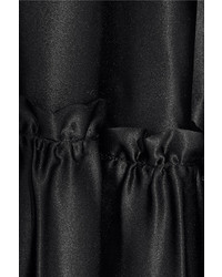 Robe de soirée à volants noire Givenchy