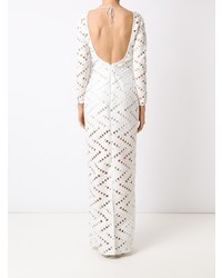 Robe de soirée blanche Tufi Duek