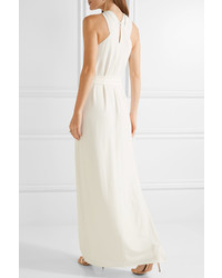 Robe de soirée blanche Halston