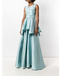 Robe de soirée bleu clair Talbot Runhof