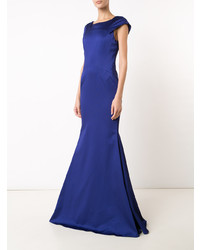 Robe de soirée bleu marine Zac Zac Posen