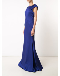 Robe de soirée bleu marine Zac Zac Posen